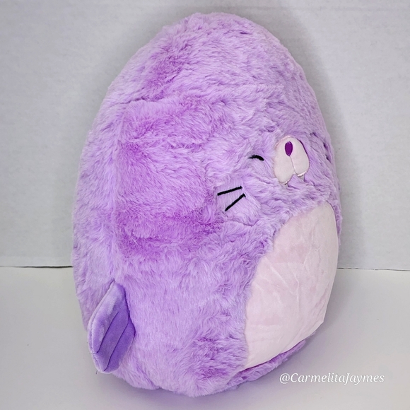 WINNIE 🦭 Adorable Purple Walrus FuzzAMallow Squishmallow NWT sundaes & castles - Picture 6 of 9